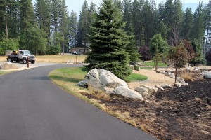 The property of Carl Costello is a great example of defensible space that may have spared a tragic loss. Photo by Ben Olson.