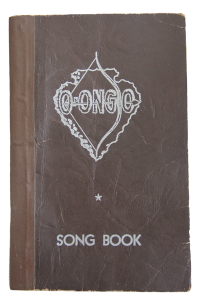 The fabled song book from Camp O-ongo.
