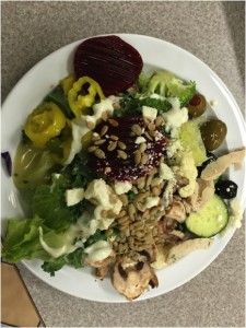 Mmm… cheap salad.