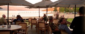 Trinity at City Beach's fabulous dining deck.