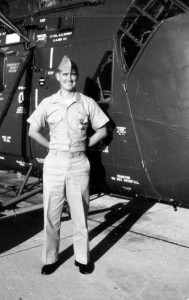 Right: A photo of Cpt. Bill Collier during his service. He said “After I had been ‘in country’ for a few weeks, the squadron had an award ceremony. I was awarded my first air medal. I was to earn 22 more.”