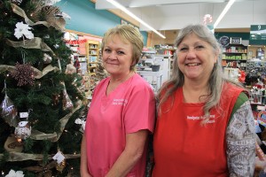 The Sandpoint Super Drug ladies of the day; Debbie Felland, left, and Donna Greenwood, right. Photo by Ben Olson.