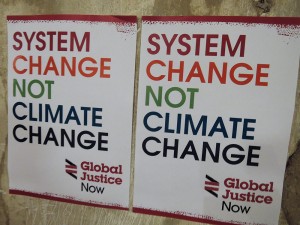 Posters like these hang outside the conference. Photo by Gary Payton.