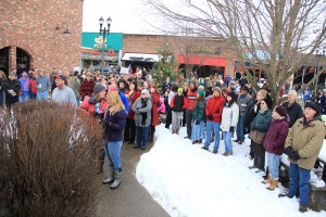 A crowd of over 160 people gathered for the event in Bonners Ferry Saturday. Photo by Ben Olson.