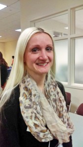 Belma Sadikovic from Bosnia is currently completing her doctor’s degree. Photo by Brenda Hammond.