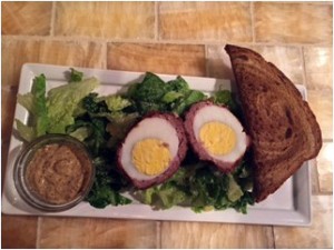 Scotch eggs. I hear they go well with a glass of Scotch.