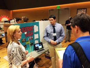 Zach Deason and Bekah Davis share their presentation on flowering rush in Moscow. Courtesy photo.
