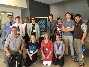 Back Row: Zach Deason, Nick Griffin, Tommie Casteel, Eric Ulbredtch, Joel Mitchell, Bailey Alvarez, Nick Butler, Dennison Webb Front Row: Geoff Penrose, Bekah Davis, Brenda Woodward, Eliza Fox. Courtesy photo.