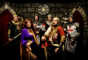 The Alliance is (back row): Sir Seth Brookshire, Sir Josh Moore, Sir Mike Laffoon, Sir Bryan Lloyd. (front row) Her majesty Collen Trocke and his majesty Jay Trocke. Courtesy photo.