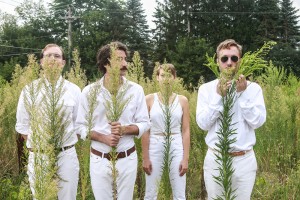 Frontier Ruckus is (from L to R): Zachary Nichols, David Jones, Anna Burch and Matthew Milia. Courtesy photo.
