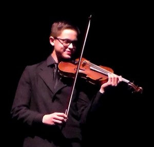 Max Reed’s pleasure in classical music is contagious.Photo by Jodi Rawson.