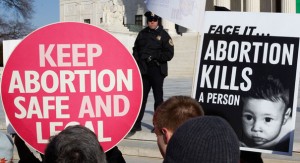 Protesters gather outside the Supreme Court in 2013. Photo courtesy of Free Stock.