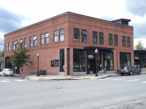 The first farmers’ market in Sandpoint opened in 1915 in a vacant store on the first floor of the St. James Hotel. The Pend d’Oreille winery now occupies that space. Photo by Nancy Foster Renk.