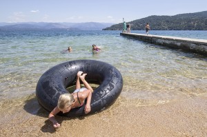  Another beautiful day on the water at Sandpoint City Beach. Photo by Cameron Barnes.