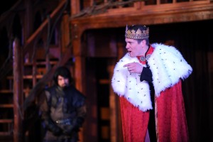 Sam Pearson as the title character in Richard III. Photo by Winslow Studio and Gallery.