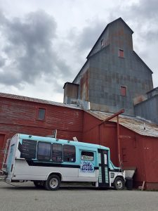 Soul Picnic is conveniently located next to the coolest building in town, the old Granary tower in the Evans Brothers parking lot. Photo by Jules Fox.