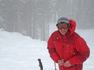 This photo of Doug Abromeit was taken on the backside of Schweitzer. Photo by John “Oly” Olson.