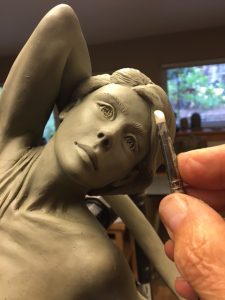A close up of the detail on Steve Gevurtz’s sculpture. Photo by Steve Gevurtz.