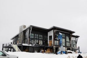 Construction is nearing completion at the Sky House on Schweitzer’s summit. Courtesy photo.