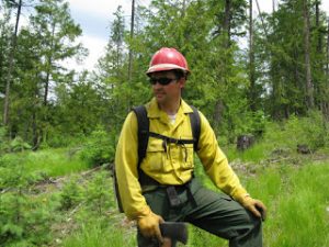 Eric is a wildland firefighter and avalanche forecaster for the U.S. Forest Service where he works on local fire and fuels projects and national fire management teams as a fire behavior analyst and division supervisor. The winters are spent as an avalanche forecaster for the Idaho Panhandle Avalanche Center. Courtesy photo.