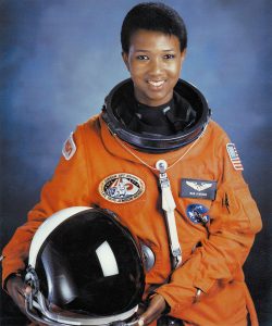 Mae Jemison, the first African American woman in space. NASA file photo.
