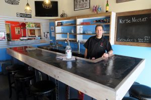 Svein Nostdahl stands behind the new SKa’L Taproom in Ponderay. Photo by Ben Olson.