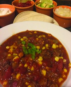 Tex Mex Chili.