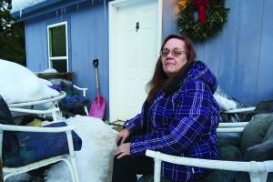 Patty Earnest, at her home in Sagle, relies on non-emergency medical transportation. Her story will appear in next week’s conclusion to this series. Photo by Ben Olson