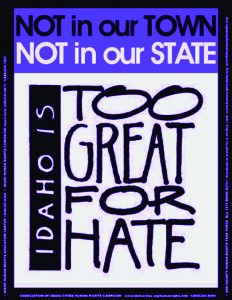 The Bonner County Human Rights Task Force poster. Courtesy image.