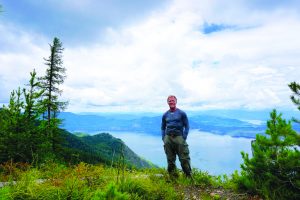 Jim Armbruster poses in the nature he loves to experience. Courtesy photo